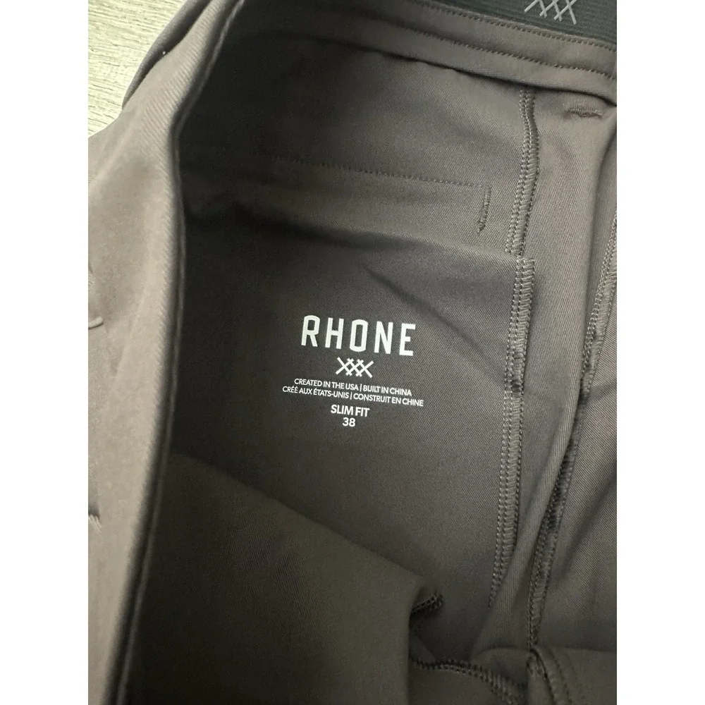 Rhône Gotham Pants Slim Thunderstorm Gray Size 38x32 Mens